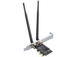 Rosewill RNX-AC600PCEv4 AC600 USB WiFi Adapter | PCI Express Wireless Network Adapter for Desktop Computer | Dual Band 2.4GHz, 5GHz 5dBi Antenna | PCIe WiFi Card | Compatible with Windows, Mac, Linux