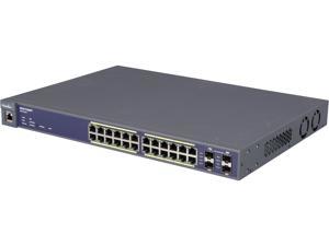 EnGenius EGS7228FP 24-Port Gigabit Full Power PoE+ (802.3af/at) Layer 2 Managed Switch with 4 SFP Ports