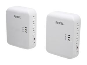 ZyXEL PLA4205KIT 500 Mbps Gigabit Powerline Wall-Plug Adapter Starter Kit