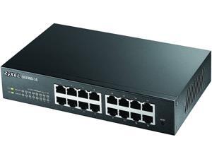 ZyXEL GS1900-16 Fanless 16 Port Smart 10/100/1000Mbps L2 Web Managed Switch ZyXEL GS1900-16 Fanless 16 Port Smart 10/100/1000Mbps L2 Web Managed Switch