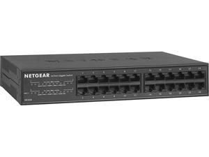 NETGEAR 24-port Gigabit Ethernet Unmanaged PoE+ Switch with 190W PoE Budget (GS324P) NETGEAR 24-port Gigabit Ethernet Unmanaged PoE+ Switch with 190W PoE Budget (GS324P)