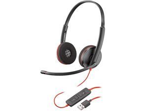 Plantronics - Blackwire 3220 - Wired Dual-Ear (Stereo) Headset with Boom Mic - USB-A to connect to your PC and/or Mac