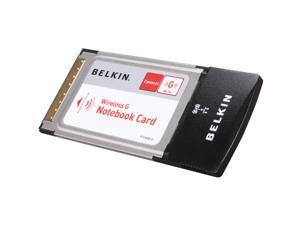 BELKIN F5D7010 Wireless G Notebook Card BELKIN F5D7010 Wireless G Notebook Card