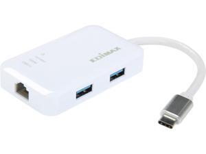 EDIMAX EU-4308 USB-C to 3-Port USB 3.0 Gigabit Ethernet Hub EDIMAX EU-4308 USB-C to 3-Port USB 3.0 Gigabit Ethernet Hub