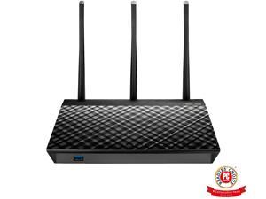 ASUS RT-AC66U B1 AC1750 Dual-Band Wi-Fi Router, AiProtection Lifetime Security by Trend Micro, AiMesh Compatible for Mesh Wi-Fi System