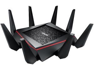 ASUS ROG AC5300 Wi-Fi Tri-band Gigabit Wireless Router with 4x4 MU-MIMO, 8 x LAN Ports, AiProtection Network Security and WTFast Game Accelerator, AiMesh Whole Home Wi-Fi System Compatible (GT-AC5300)