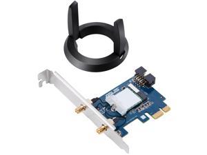 ASUS Dual Band 802.11AC Wireless-AC2100 PCI-E Bluetooth 5 Gigabit Wi-Fi Adapter, 160MHz Support