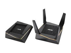 ASUS RT-AX92U AX6100 Tri-Band Wi-Fi 6 Mesh Router with 802.11Ax, Lifetime AiProtection Security by Trend Micro, AiMesh Compatible, Adaptive QoS & Parental Control ASUS RT-AX92U AX6100 Tri-Band Wi-Fi 6 Mesh Router with 802.11Ax, Lifetime AiProtection Security by Trend Micro, AiMesh Compatible, Adaptive QoS & Parental Control