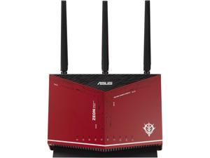ASUS RT-AX86U Gundam AX5700 Dual Band + WiFi 6 Gaming Router ZAKU II EDITION, 802.11ax, up to 2500 sq ft & 35+ Devices, NVIDIA GeForce Now, Mesh WiFi Support, 2.5G port, Gaming port