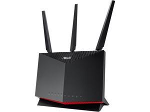 ASUS RT-AX86S AX5700 Dual Band WiFi 6 Gaming Router, PS5 compatible, Mobile Game Mode, Lifetime Free Internet Security, Mesh WiFi support, 2.5G Port, Gaming Port, Adaptive QoS, Port Forwarding