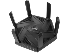 ASUS RT-AXE7800 Tri-band WiFi 6E (802.11ax) Router, 6GHz Band, ASUS Safe Browsing, Upgraded Network Security, Instant Guard, Built-in VPN Features, Free Parental Controls, 2.5G Port, AiMesh Support