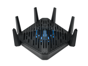 Predator Connect W6 WiFi 6E Gaming Router  Hybrid QoS Compatible with Intel Killer Prioritization Engine  WiFi 6E TriBand AXE7800 24GHz5GHz6GHz  Gigabit Router  Lifetime Internet Security