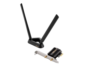 ASUS PCE-AXE59BT WiFi6 6E AX5400 PCI-E Adapter with 2 External Antennas and...