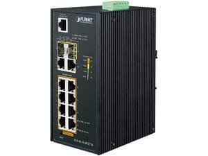 PLANET IGS42158P2T2S Managed 8Port 101001000T 8023at PoE  2Port 101001000T  2Port 1001000X SFP Managed Switch
