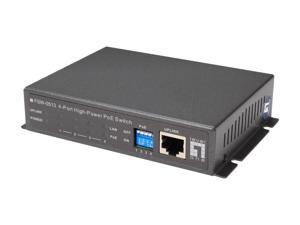 LevelOne FSW-0513 4-Port High Power PoE w/ 1-Port 10/100 Wall Mountable Switch LevelOne FSW-0513 4-Port High Power PoE w/ 1-Port 10/100 Wall Mountable Switch