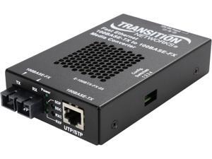 TRANSITION E-100BTX-FX-05(SC)NA Fast Ethernet 100BASE-TX to 100BASE-FX Media Converters TRANSITION E-100BTX-FX-05(SC)NA Fast Ethernet 100BASE-TX to 100BASE-FX Media Converters