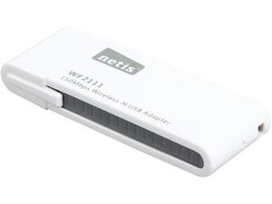 Netis WF2111 Wireless N150 USB Adapter, Supports Windows, Mac OS, Linux, WPS East Setup