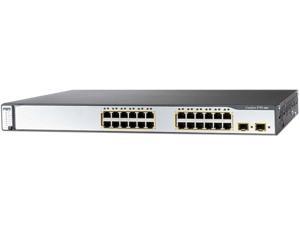 Cisco 3750 Series 24 Port PoE Switch, WS-C3750-24PS-S, Lifetime Warranty Cisco 3750 Series 24 Port PoE Switch, WS-C3750-24PS-S, Lifetime Warranty
