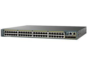 CISCO Catalyst 2960 WS-C2960S-48FPS-L-RF Managed Ethernet Switch - 48 Port - 5 Slot CISCO Catalyst 2960 WS-C2960S-48FPS-L-RF Managed Ethernet Switch - 48 Port - 5 Slot