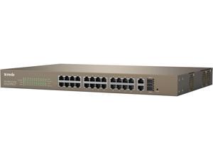 TEF1226P 24-Port 440W 24FE+2GE+2SFP (Combo) Web Smart PoE Switch TEF1226P 24-Port 440W 24FE+2GE+2SFP (Combo) Web Smart PoE Switch