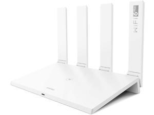 HUAWEI WiFi AX3 Quad Core Router with Wi-Fi 6 Plus, Speed up to 3000 Mbps, Quad-Core 1.4GHz CPU, 160 MHz frequency bandwidth, supports 1024-QAM (Canada Warranty)