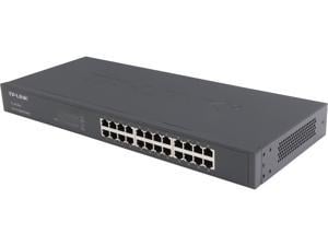 TP-Link 24 Port Gigabit Ethernet Switch | Plug and Play | Sturdy Metal w/Shielded Ports | Rackmount | Fanless | Limited Lifetime Protection | Unmanaged (TL-SG1024)
