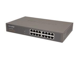 TP-LINK TL-SF1016DS 10/100Mbps 16-Port Unmanaged Switch, Metal Case, Power-Saving TP-LINK TL-SF1016DS 10/100Mbps 16-Port Unmanaged Switch, Metal Case, Power-Saving