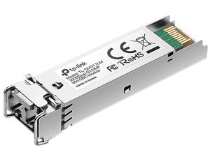 TP-LINK Gigabit SFP Module, 1000Base-SX Multi-mode Fiber Mini GBIC Module, Plug and Play, LC/UPC Interface, Up to 550/220m Distance (TL-SM311LM)