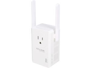 TP-Link TL-WA860RE 300 Mbps Universal Wi-Fi Range Extender / Repeater with Power Outlet Pass-through, Dual External Antennas, Wall Plug Design, One-button Setup, Smart Signal Indicator