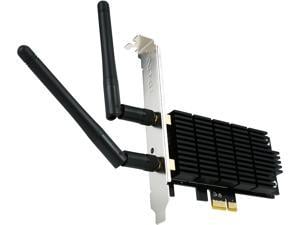 TP-Link AC1300 PCIe WiFi PCIe Card (Archer T6E) - 2.4G/5G Dual Band Wireless PCI Express Adapter, Low Profile, Long Range, Heat Sink Technology, Supports Windows 10/8.1/8/7/XP