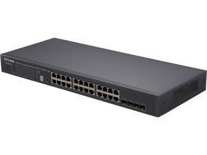 Tp Link Jetstream 24 Port Gigabit Smart Poe Switch 4 Sfp Slots T1600g 28ps 845973093525 Ebay