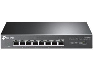 TP-Link TL-SG108-M2 | 8 Port Multi-Gigabit Unmanaged Network Switch, Ethernet Splitter | 2.5G Bandwidth | Plug & Play | Desktop/Wall-Mount | Fanless Metal Design | Limited Lifetime Protection
