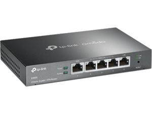 TP-Link ER605 Omada Gigabit VPN Router 1 x 10/100/1000Mbps WAN Ports 1 x Fixed Gigabit LAN Port 3 x Changeable Gigabit WAN/LAN Ports LAN Ports