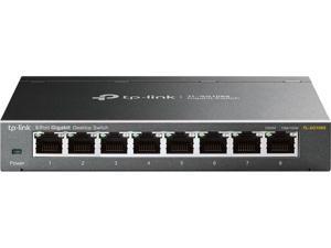 TP-Link TL-SG108S | 8 Port Gigabit Ethernet Switch | Desktop/Wall-Mount | Plug & Play | Fanless | Sturdy Metal | Limited Lifetime Protection | 802.1p/DSCP QoS & IGMP Snooping | Compact Design