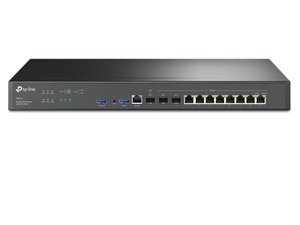 TP-Link ER8411 | Enterprise Wired 10G VPN Router | Up to 10 WAN Ports | High Network Capacity | SPI Firewall | Omada SDN Integrated | Load Balance | Lightning Protection |