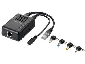 LevelOne POS-1002 Fast Ethernet PoE Splitter, 802.3af PoE, 5-12V DC Output LevelOne POS-1002 Fast Ethernet PoE Splitter, 802.3af PoE, 5-12V DC Output