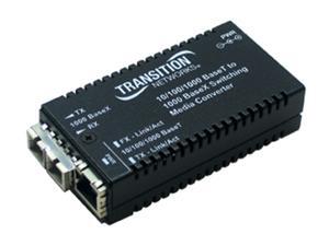 Transition Networks M/GE-PSW-SX-01-NA 10/100/1000Base-TX to 1000Base-SX Media Converter Transition Networks M/GE-PSW-SX-01-NA 10/100/1000Base-TX to 1000Base-SX Media Converter