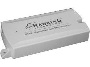 Hawking Technology Gigabit Power-Over-Ethernet (PoE) Injector Kit Max 54V/0.6A (HPOE2) Hawking Technology Gigabit Power-Over-Ethernet (PoE) Injector Kit Max 54V/0.6A (HPOE2)