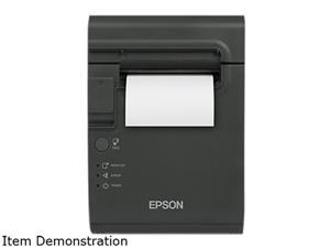 Epson TM-L90 Plus Liner-free Compatible Desktop Thermal Label and Receipt Printer, 203 dpi, USB, Ethernet, Dark Gray - C31C412A7651