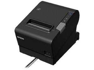 Epson TM-T88VI 3" Single-station Thermal Receipt Printer, USB, Ethernet, Serial, Black - C31CE94061
