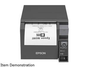 Epson TM-T70II Front-loading Single-station Thermal Printer, USB, Ethernet – mPOS, Dark Gray - C31CD38A9782 Epson TM-T70II Front-loading Single-station Thermal Printer, USB, Ethernet – mPOS, Dark Gray - C31CD38A9782