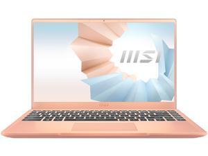 MSI Laptop Modern 14 Intel Core i7 11th Gen 1165G7 (2.80GHz) 8GB Memory 512 GB NVMe SSD Intel Iris Xe Graphics 14.0" Windows 10 Home 64-bit Modern 14 B11MO-242
