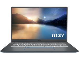 MSI Laptop Prestige 15 A11SC-048 Intel Core i5 11th Gen 1155G7 (2.50GHz) 16GB Memory 512 GB NVMe SSD NVIDIA GeForce GTX 1650 Max-Q 15.6" Windows 10 Pro 64-bit