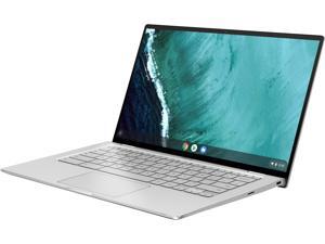 ASUS Chromebook Flip C434 2-in-1 Laptop 14" Touchscreen Full HD 4-Way NanoEdge, Intel Core m3-8100Y Processor, 4 GB RAM, 64 GB eMMC Storage, All-Metal Body, Backlit KB, Silver, Chrome OS, C434TA-DSM4T ASUS Chromebook Flip C434 2-in-1 Laptop 14" Touchscreen Full HD 4-Way NanoEdge, Intel Core m3-8100Y Processor, 4 GB RAM, 64 GB eMMC Storage, All-Metal Body, Backlit KB, Silver, Chrome OS, C434TA-DSM4T