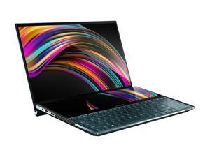 ASUS ZenBook Pro Duo UX581 15.6" 4K UHD NanoEdge Bezel Touch, Intel Core i9-9980HK, 32GB RAM, 1TB PCIe SSD, GeForce RTX 2060, Innovative ScreenPad Plus, Windows 10 Pro - UX581GV-XB94T, Celestial Blue ASUS ZenBook Pro Duo UX581 15.6" 4K UHD NanoEdge Bezel Touch, Intel Core i9-9980HK, 32GB RAM, 1TB PCIe SSD, GeForce RTX 2060, Innovative ScreenPad Plus, Windows 10 Pro - UX581GV-XB94T, Celestial Blue