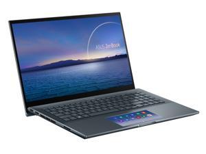 ASUS ZenBook 15 Ultra-Slim Laptop 15.6" 4K UHD Touch Display, Intel Core i7-10750H, GeForce GTX 1650 Ti, 16GB RAM, 1TB PCIe SSD, ScreenPad 2.0, Thunderbolt 3, Windows 10 Pro, Pine Grey, UX535LI-NH77 ASUS ZenBook 15 Ultra-Slim Laptop 15.6" 4K UHD Touch Display, Intel Core i7-10750H, GeForce GTX 1650 Ti, 16GB RAM, 1TB PCIe SSD, ScreenPad 2.0, Thunderbolt 3, Windows 10 Pro, Pine Grey, UX535LI-NH77