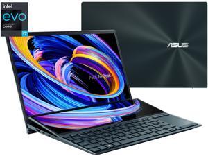 ASUS ZenBook Duo 14 UX482 14" FHD NanoEdge Touch Display, Intel Evo, Intel Core i7-1165G7 CPU, 8GB RAM, 512GB PCIe SSD, Innovative ScreenPad Plus, Windows 10 Home, Celestial Blue, UX482EA-DS71T ASUS ZenBook Duo 14 UX482 14" FHD NanoEdge Touch Display, Intel Evo, Intel Core i7-1165G7 CPU, 8GB RAM, 512GB PCIe SSD, Innovative ScreenPad Plus, Windows 10 Home, Celestial Blue, UX482EA-DS71T
