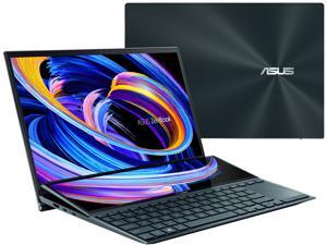 ASUS ZenBook Duo 14 UX482 14" FHD NanoEdge Touch Display, Intel Core i7-1165G7 CPU, NVIDIA GeForce MX450, 32GB RAM, 1TB SSD, Innovative ScreenPad Plus, Windows 10 Pro, Celestial Blue, UX482EG-XS77T ASUS ZenBook Duo 14 UX482 14" FHD NanoEdge Touch Display, Intel Core i7-1165G7 CPU, NVIDIA GeForce MX450, 32GB RAM, 1TB SSD, Innovative ScreenPad Plus, Windows 10 Pro, Celestial Blue, UX482EG-XS77T