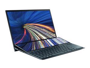 ASUS ZenBook Duo 14 UX482 14 FHD NanoEdge Touch Display Intel Evo Platform Core i71195G7 8GB RAM 512GB PCIe SSD Innovative ScreenPad Plus Windows 10 Home Celestial Blue UX482EARDB71T