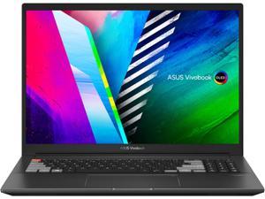 ASUS VivoBook Pro 16X OLED Slim Laptop, 16" WQUXGA 16:10 Display, AMD Ryzen 9 5900HX CPU, NVIDIA GeForce RTX 3050 Ti, 32GB RAM, 1TB SSD, Windows 11 Pro, 0° Black, M7600QE-XB99